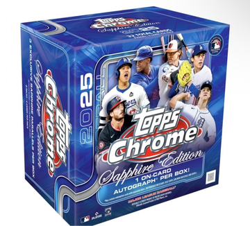 2025 Topps Chrome® Baseball - Sapphire Edition - Hobby Box  Confirmed pre sale 