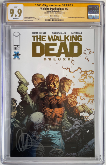 Walking Dead Deluxe #13 Gold Foil Edition Signed by Charlie Adlard