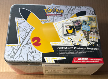2021 Pokemon TCG Celebrations Collector's Chest Lunch Box Tin Sealed