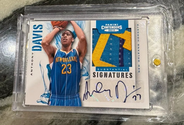Anthony Davis 2012-13 Contenders Gold Rookie Patch Autograph /10 RPA True RC MINT 