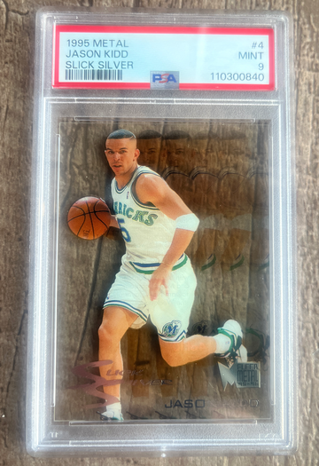 Jason Kidd 1995 Metal Slick Silver PSA 9 #4