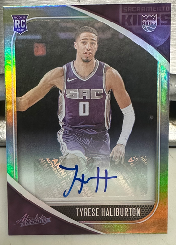 Tyrese Haliburton Rookie Autograph Variation 2020-21 Absolute True Gem
