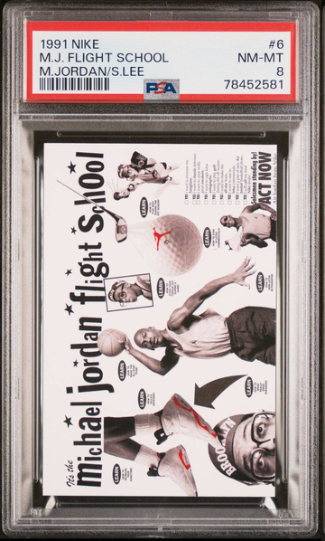 1991 Nike Flight School Michael Jordan Spike lee psa 8