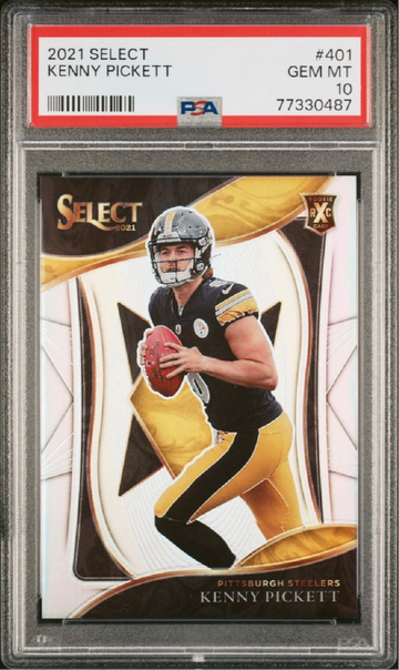 2021 Panini Select Kenny Pickett XRC Silver Rookie SP Steelers PSA 10 GEM MINT