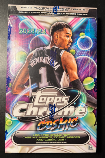 2023-24 Topps Cosmic Chrome Basketball Hobby Box Wembanyama RC Year