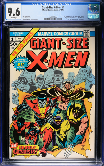 GIANT SIZE X-MEN #1 1ST NEW X-MEN TEAM WHITE PAGES!