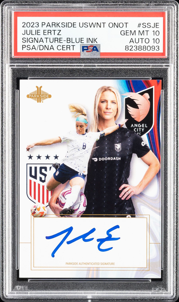 PSA 10 | 10 2023 Parkside USWNT One Nation One Team Julie Ertz Auto /100 POP 1 