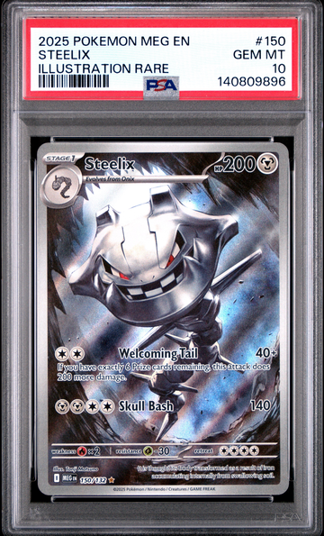 2025 Pokemon Steelix #150 Illustration Rare PSA 10