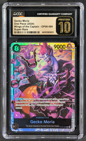 2024 One Piece Gecko Moria CGC PRISTINE 10 