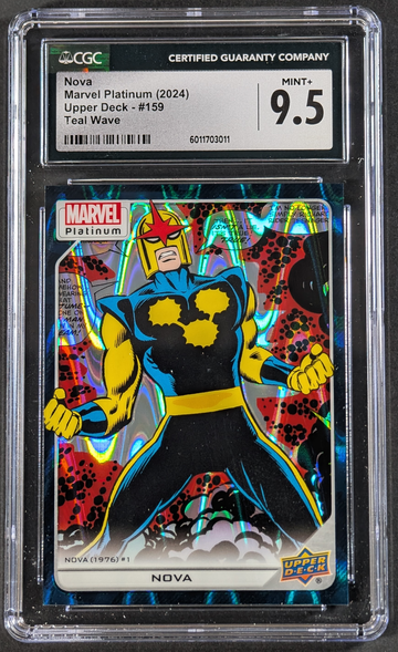 2024 Marvel Platinum Nova Teal Wave CGC 9.5