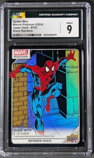 2024 Marvel Platinum Spider-Man Black Rainbow CGC 9