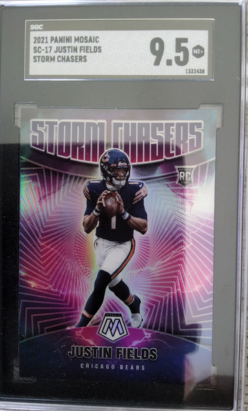 2021 Panini Mosaic SC-17 Justin Fields SGC 9.5