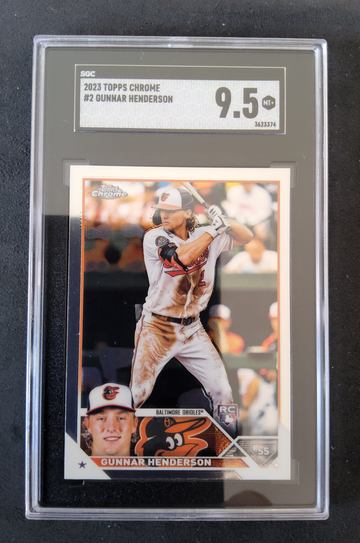2023 Topps Chrome #2 Gunnar Henderson  SGC 9.5