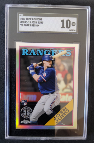 2023 Topps Chrome #88BC-15 Josh Jung 88 Topps Design SGC 10