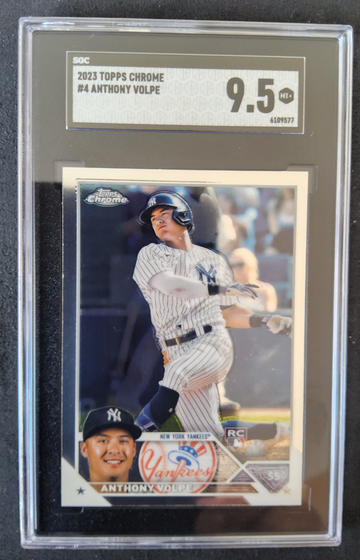 2023 Topps Chrome #4 Anthony Volpe  SGC 9.5