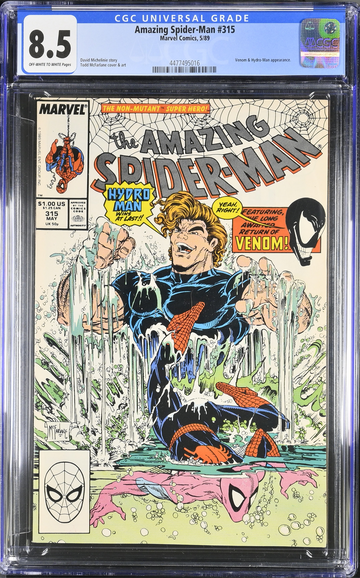 Amazing Spider-Man #315 Spiderman Venom Hydro-Man