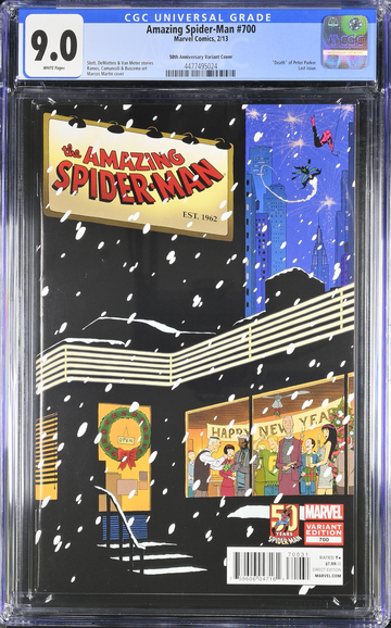 Amazing Spider-Man #700 Spiderman Last Issue Death of Peter Parker