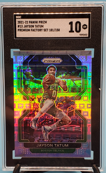 2021 jayson tatum prizm factory set pandora /150 SGC 10