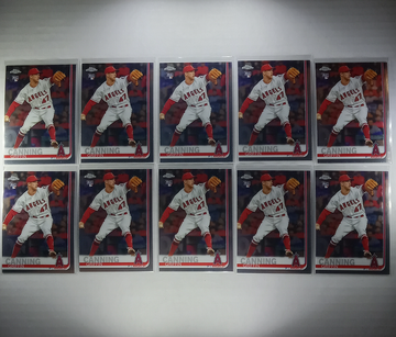 2019 Topps Chrome Griffin Canning RC Lot (10)