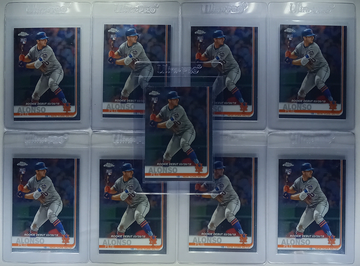 2019 Topps Chrome Update Pete Alonso #52 Rookie Debut Lot (9)