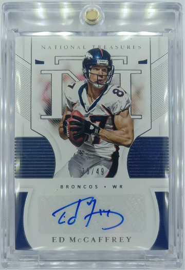 2020 National Treasures Ed McCaffrey Autograph /49 #S-EM