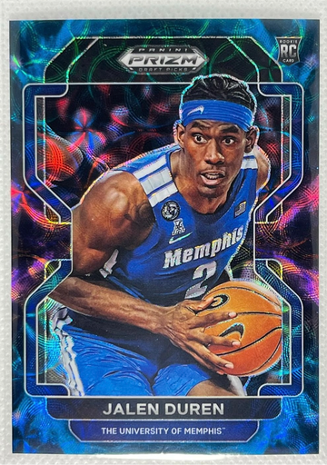 2022 Panini Prizm Draft Picks Jalen Duren #58 Nebula Prizm 1/1 Detroit Pistons