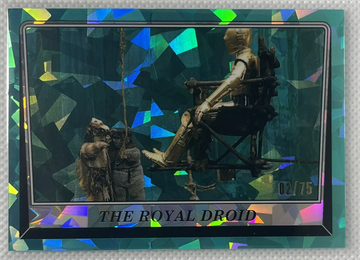 2023 Topps Star Wars Return of the Jedi Sapphire The Royal Droid #197 Aqua /75