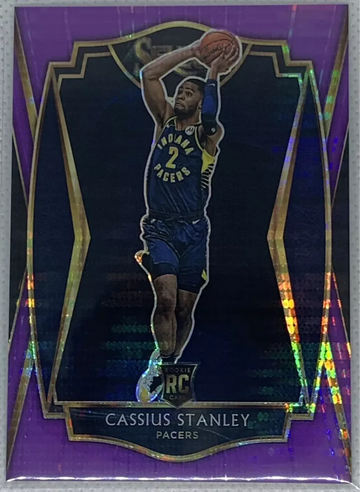 2020-21 Select Cassius Stanley Premier Level #199 Purple Pulsar /5 FOTL