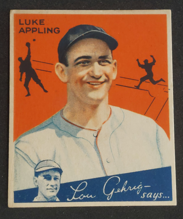 1934 World Wide Gum WWG Canadian Goudey Luje Appling RC HOF 