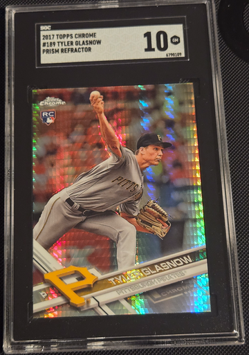 2017 Topps Chrome Tyler Glasnow SGC 10 Gem Mint