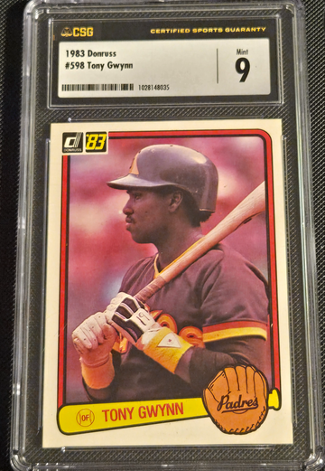 1983 Donruss Tony Gwynn CSG 9