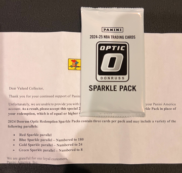 2024-25 Donruss Optic NBA SPARKLE PACK Unopened Basketball
