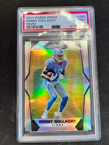 2017 Panini Prizm Kenny Golladay Silver PSA 9