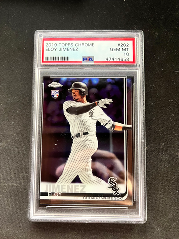 2019 Topps Chrome Eloy Jimenez PSA 10