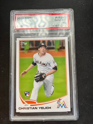 2013 Topps Update Christian Yelich PSA 10