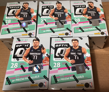 (LOT OF 5) 2020-21 Panini Donruss Optic Basketball Blaster Boxes Sealed Edwards