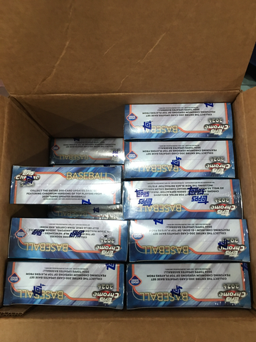 Lot of (18) 2024 Topps MLB Chrome Update Series Baseball Mega Boxes