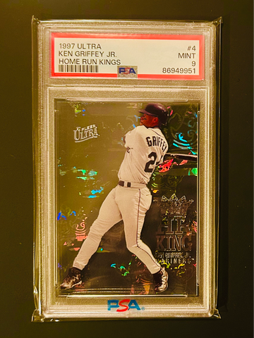 1997 Fleer Ultra Ken Griffey Jr. HR Home Run Kings Mariners PSA 9