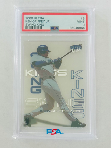 2000 Fleer Ultra Ken Griffey Jr. #5 Swing Kings PSA 9 