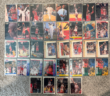 ✨ LOT OF 36 MICHAEL JORDAN CARDS UPPER DECK INVEST THE GOAT CHICAGO BULLS HOF