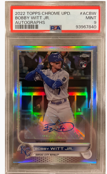2022 Topps Chrome Update Bobby Witt Jr auto