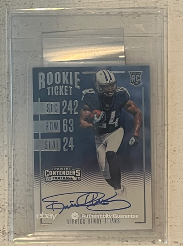 2016 Panini Contenders Derrick Henry Rookie Auto