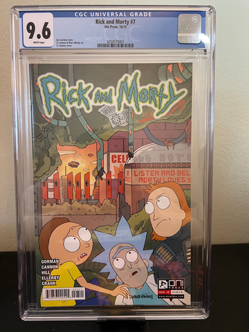 Rick and Morty 7 10/15 Oni Press CGC 9.6