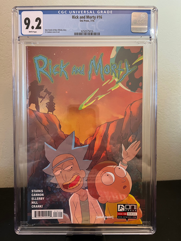 Rick and Morty 16 7/16 Oni Press CGC 9.2