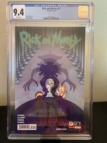 Rick and Morty 24 3/17 Oni Press CGC 9.4