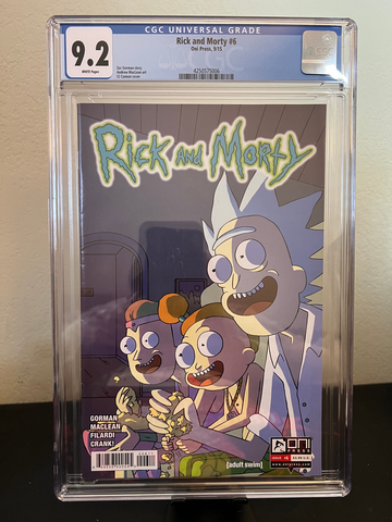 Rick and Morty 6 9/15 Oni Press CGC 9.2