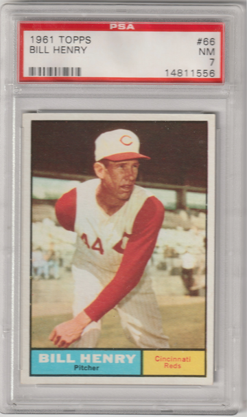 1961 Topps #66 Bill Henry PSA 7 (Near Mint)