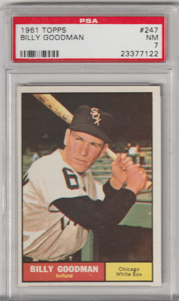 1961 Topps Billy Goodman PSA 7 (Near Mint)