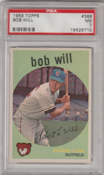 1959 Topps #388 Bob Will PSA 7 (Near Mint)