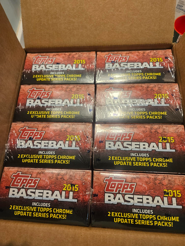 16 2015 TOPPS CHROME UPDATE CASE - 16 SEALED BOXES
